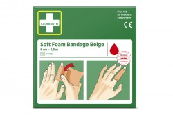 Bandaż piankowy beżowy Cederroth Soft Foam Bandage 6 cm x 4,5 m REF 51011020